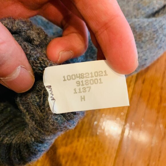 Vintage BROOKS BROTHERS SHETLAND WOOL SWEATER 46 XL Knitted in SCOTLAND Crewneck - Picture 13 of 15